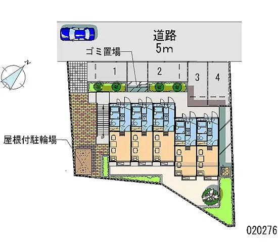 ★手数料０円★四日市市西松本町　月極駐車場（LP）